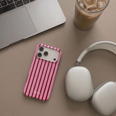 6. Tech-Protect Lamano MagSafe Hülle für iPhone 18 Pro / 17 Pro - Pink/Rot