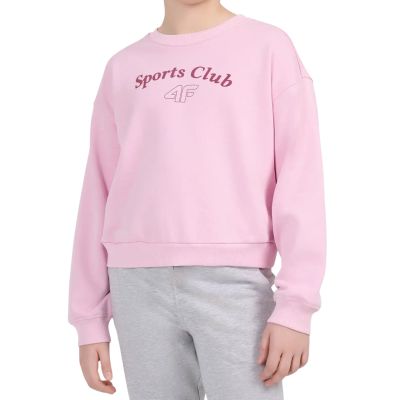 Mädchen-Sweatshirt 4F F2708 Hellrosa 4FJWAW26TSWSF2708 56S