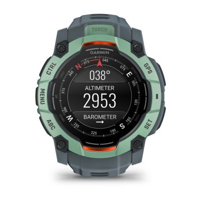 6. Garmin Instinct 3 50 mm AMOLED Neotropische Dämmerung