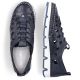 9. Rieker W RKR652 marineblaue durchbrochene Lederschuhe
