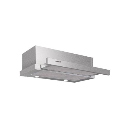 CATA Dunstabzugshaube | AUSZIEHUNG 600 | Teleskopierbar | Energieeffizienzklasse C | Breite 60 cm | 390 m³/h | Mechanisch | ECO-DISPLAY | Edelstahl