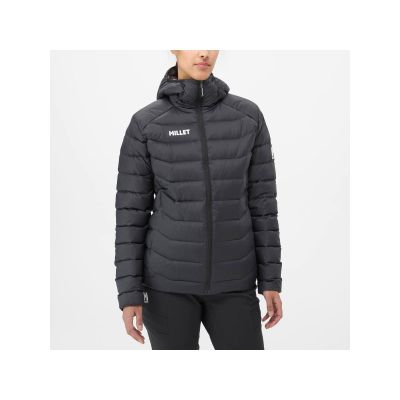 MILLET W Kamet Daunenjacke mit Kapuze Schwarz