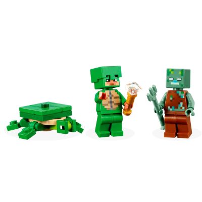 8. LEGO Minecraft 21254 Turtle Beach Haus