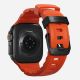 2. Nomad Rocky Point Armband, schwarzes Leder, Titan