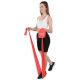 15. Trainingstape für Pilates-Übungen, 2000 x 150 x 0,30 mm, 9–11 kg, rot
