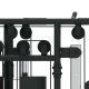9. VIRTUFIT CC100 KABELÜBERGREIFEND - DOPPELTE VERSTELLBARE SEILROLLE - FUNKTIONSTRAINER