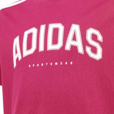 8. adidas Codes Collegiate Grafik-T-Shirt für Kinder, pink KA9764