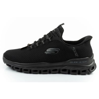 2. Skechers Herren-Sneaker Glide-Step, bequem, leicht, zum Hineinschlüpfen, schwarz