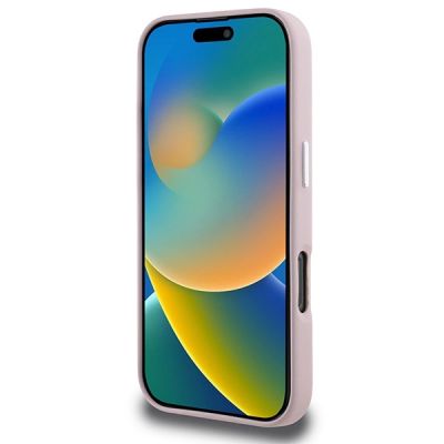 5. Karl Lagerfeld FW Metal Plate MagSafe Hülle für iPhone 16 Pro – Rosa