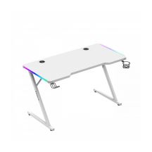 Huzaro Hero 2.5 Weißer RGB-Gaming-Schreibtisch