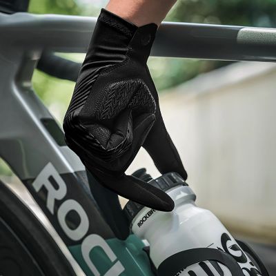 15. Rockbros Fahrradhandschuhe Frühling/Sommer/Herbst, Full, Größe: XL - Schwarz