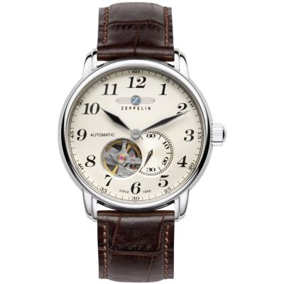 Herrenuhr ZEPPELIN LZ127 Graf Zeppelin Automatik 7666-5 + BOX