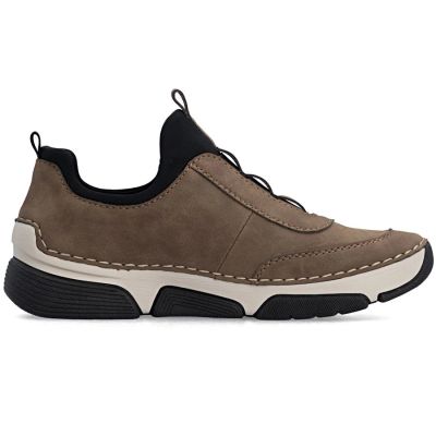 2. Damen-Komfort-Slipper in Braun Rieker 45975-24