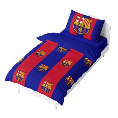 3. FC Barcelona Bettwäsche-Set 135x200 + 50x75 cm Mikrofaser 118568