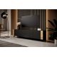 3. FARO TV-Schrank 200x42x52 schwarz matt + Eichenholz