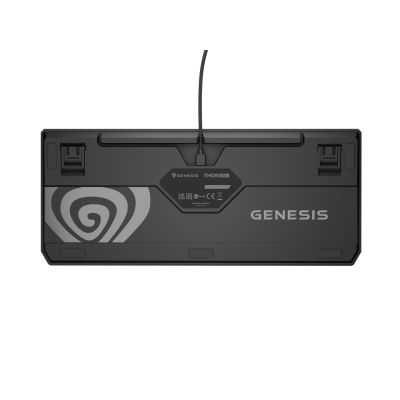 35. GENESIS Thor 230 TKL Gaming-Tastatur USB + RF Wireless + Bluetooth QWERTY Schwarz, Grau, Orange