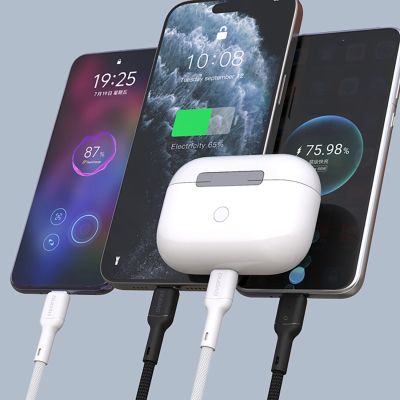 8. Dudao L9X 30W USB-C - Lightning Kabel 1m - Weiß