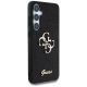 4. Guess Fixed Glitter Big 4G Metal Logo Hülle für Samsung Galaxy S25 schwarz