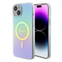 Guess GUHMP15MHITSQ iPhone 15 Plus 6,7" Türkis/Türkis Hardcase IML Iridescent MagSafe