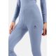 6. Odlo BL BOTTOM lange ACTIVE WARM Hose Größe M Blau-Grau