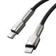 8. Baseus Cafule Series Metal Data USB-C / Lightning 20W PD-Kabel 1 m - Schwarz