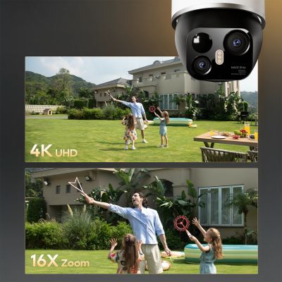 7. Dreame Navo Elite 1 Outcam 360°-Außenkamera mit Solarpanel – weiß
