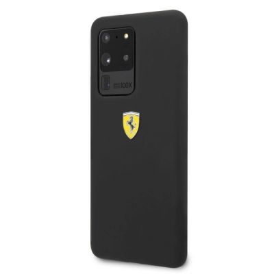 2. Ferrari Hardcase FESSIHCS69BK S20 Ultra G988 schwarz/schwarzes Silikon