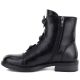 3. Damen-Ankle-Boots mit Zierblumen, gefüttert, schwarz, Potocki SZ12852