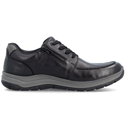 2. Bequeme Herren-Lederschuhe, Weite H, schwarz, Rieker 03607-24