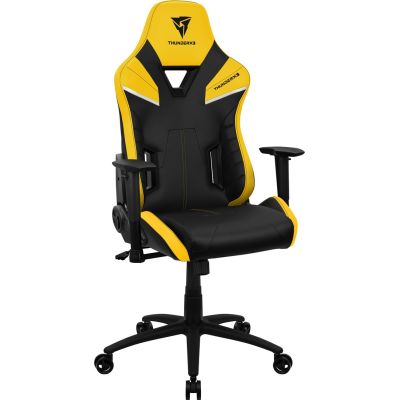 5. ThunderX3 TC5 Air Tech Universal-Gaming-Stuhl, gepolsterter Sitz, Schwarz, Gelb