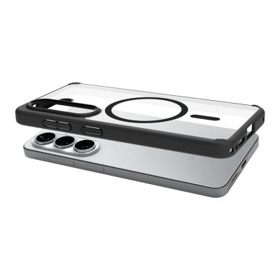 14. Spigen Ultra Hybrid Mag MagSafe Hülle für Samsung Galaxy S26 – Transparent Schwarz
