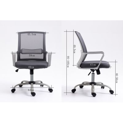 19. Activejet YK01 Bürostuhl grau