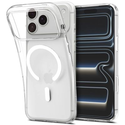 Spigen Liquid Crystal MagSafe Hülle für iPhone 18 Pro Max / 17 Pro Max – Transparent und Weiß