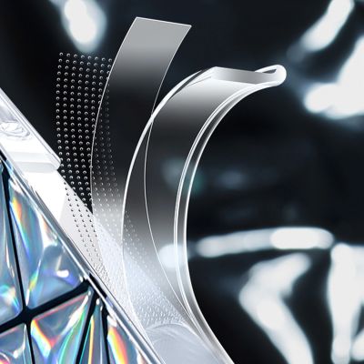 8. Kingxbar Miya Series Hülle für iPhone 14 Pro Rückseite weiß