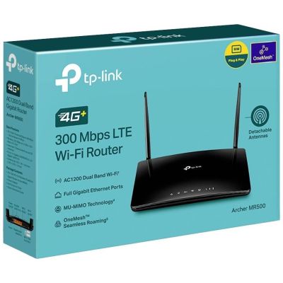 5. TP-Link Archer MR500 WLAN-Router Gigabit Ethernet Dualband (2,4 GHz/5 GHz) 3G 4G Schwarz