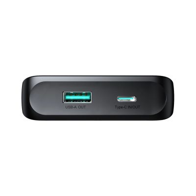 6. Joyroom JR-PBF19 22,5 W 10000 mAh Powerbank mit zwei integrierten Kabeln – Schwarz