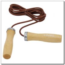Leder-Springseil mit Holzgriff HMS SK07 
