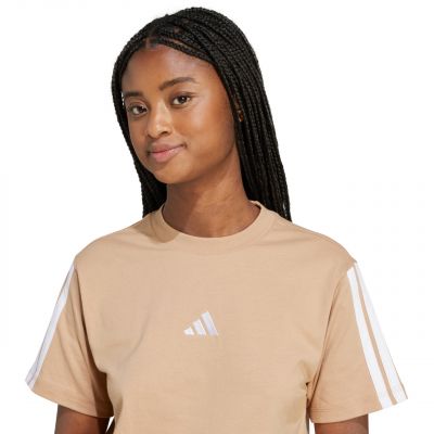 5. adidas Essentials 3-Streifen Baumwoll-T-Shirt W JV7359