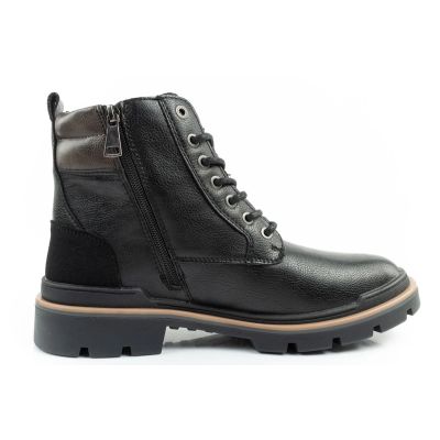 13. Wrangler Nevada Herren Schuhe Chelsea Boots elegant modisch Schnürer Schwarz