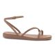 6. CROCS MIAMI Sandalen mit Knöchelriemen in Milchschokolade 212256-2JJ