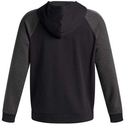 7. Under Armour Rival Fleece Colorblock Hoodie für Herren, Schwarz, 6003958 001