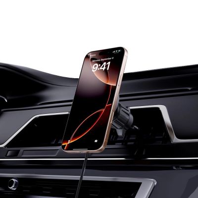 7. Tech-Protect MM15W-V7 QI2 Autohalterung mit induktivem Ladegerät – Schwarz