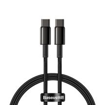 Baseus CATWJ-01 USB-C – USB-C PD QC-Kabel 100 W 5 A 1 m – schwarz
