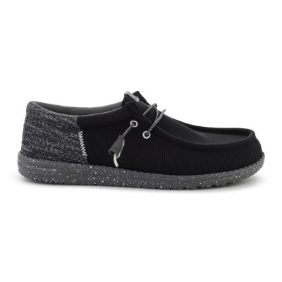 6. HEYDUDE WALLY FUNK MULTI MESH SCHWARZ/Rauchgrau 45146-0PM