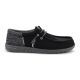 6. HEYDUDE WALLY FUNK MULTI MESH SCHWARZ/Rauchgrau 45146-0PM