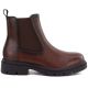 2. Braune Damen-Ankle-Boots aus Leder, Sergio Leone BT-01-S