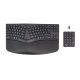 HP 960 Ergonomische kabellose Tastatur Schwarz 37E755AA