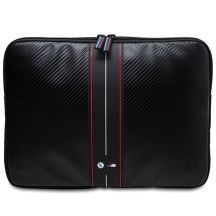 BMW Carbon & Red Stripe Hülle für einen 14" Laptop - Schwarz