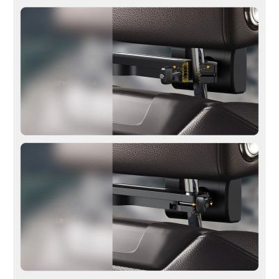 19. Baseus WXHZ-01 Qi-Wireless-Ladegerät 15W mit Kopfstützenhalterung fürs Auto – Schwarz