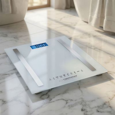 13. Esperanza B.FIT EBS016W Bluetooth-Waage (Weiß)